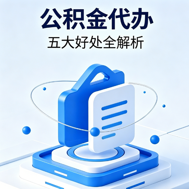 厦门公积金代办到底值不值？这5大好处让你少走弯路